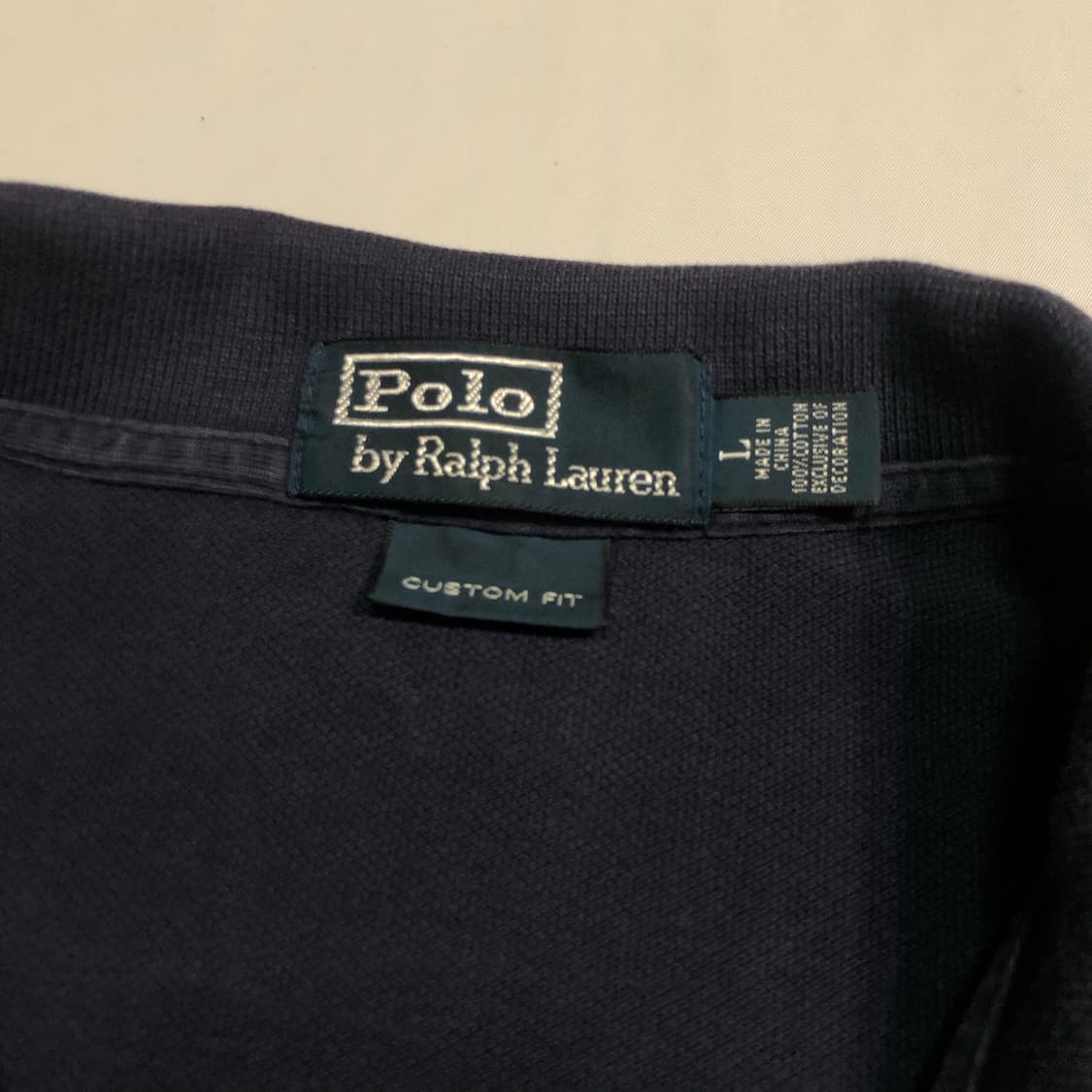 폴로 랄프로렌 네이비 빅포니 카라티 상품이미지3