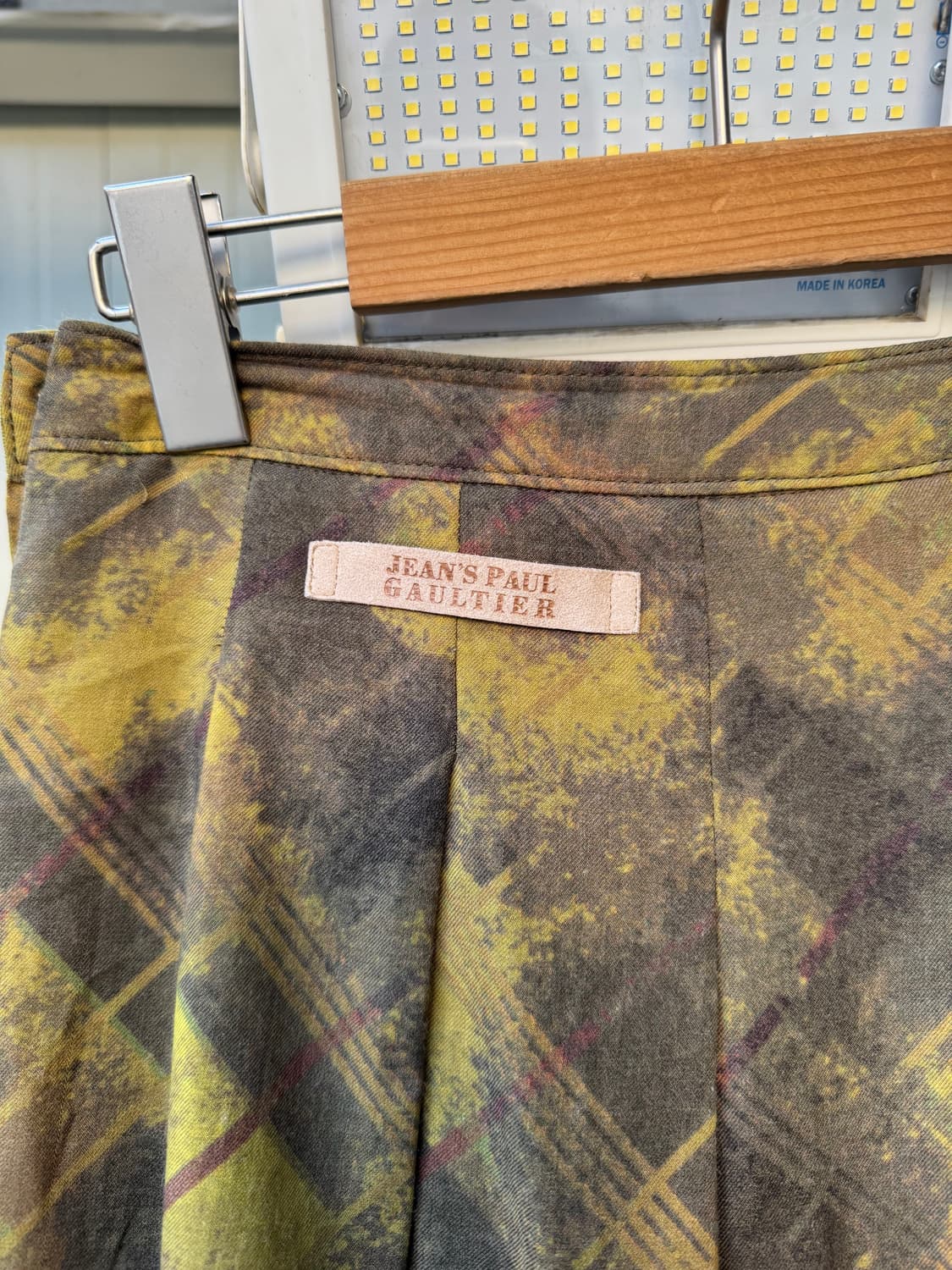 90‘s 장폴고티에 랩 플리츠 스커트 상품이미지4