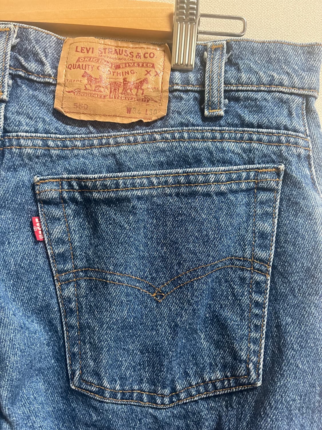 리바이스 made in usa 90s 550 상품이미지3