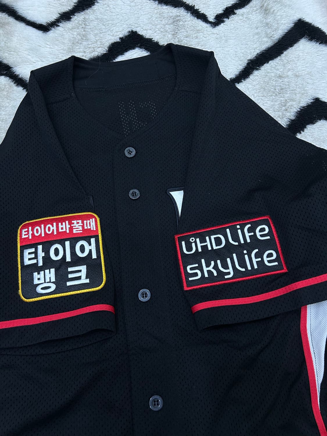 [2XL]버팔로 KT위즈 메쉬 반팔유니폼/이대형 상품이미지3