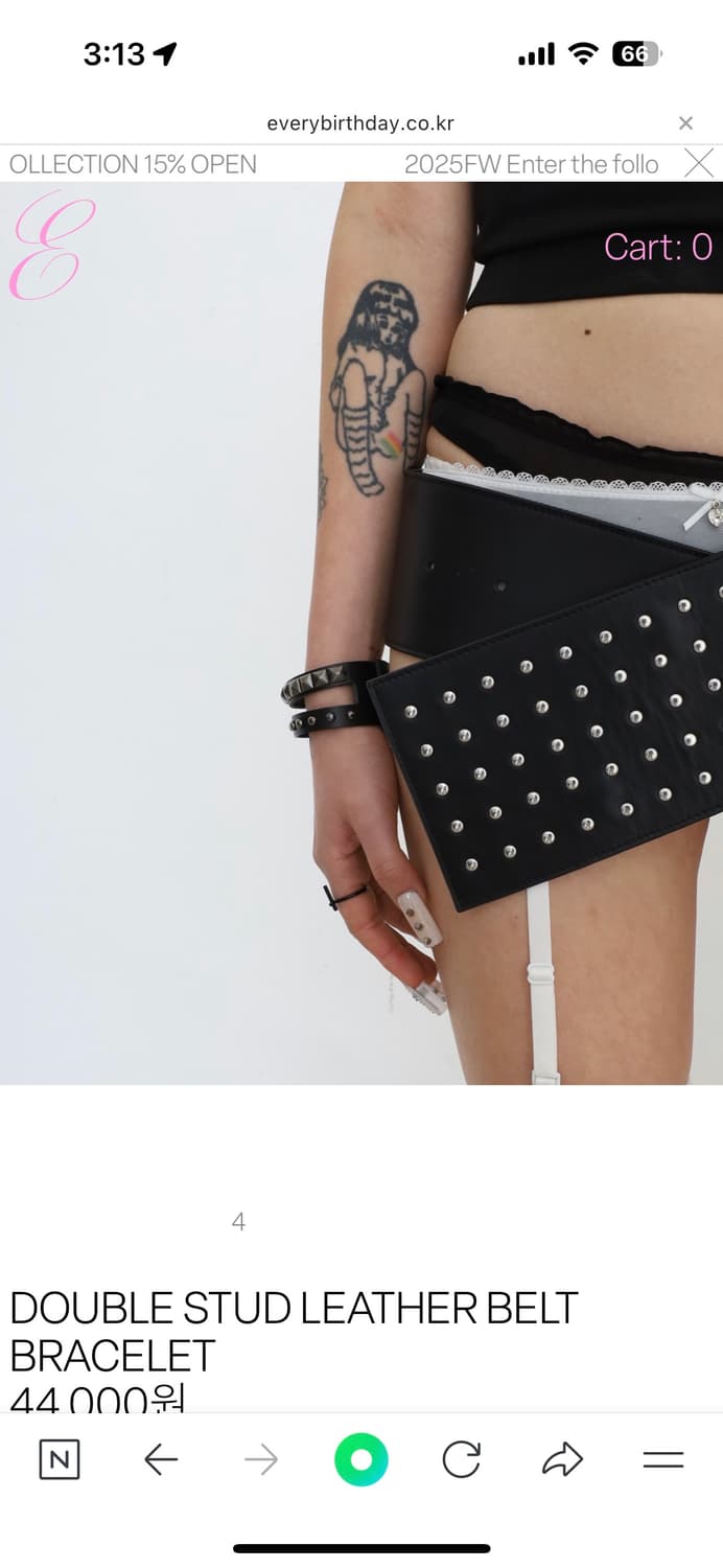 에브리벌스데이 레더벨트 팔찌  상품이미지3