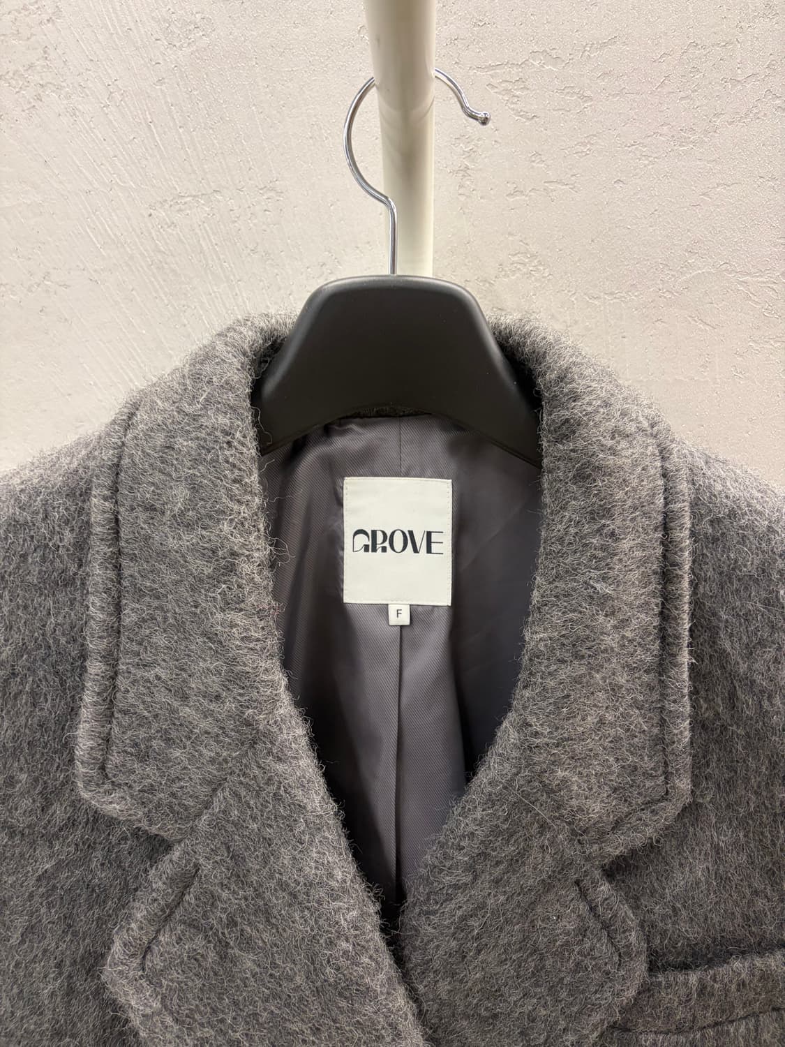 그로브 회색 더블 자켓 F사이즈 상품이미지3