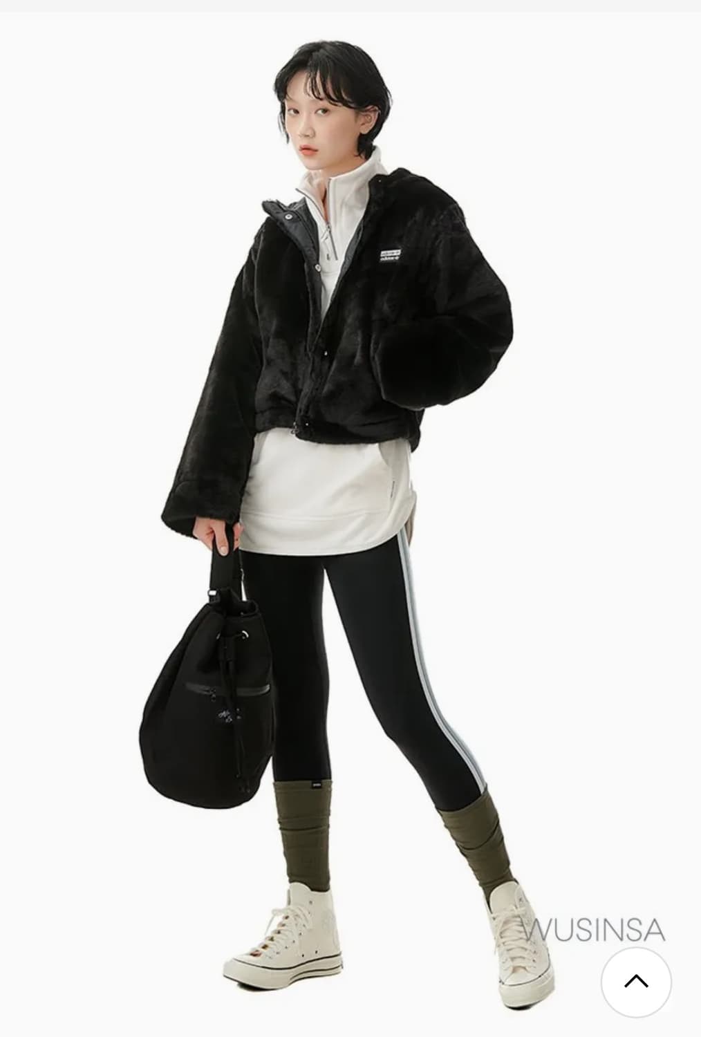 아디다스 퍼자켓 플리스 트랙탑 저지 후드 퍼자켓 집업 제니 상품이미지9