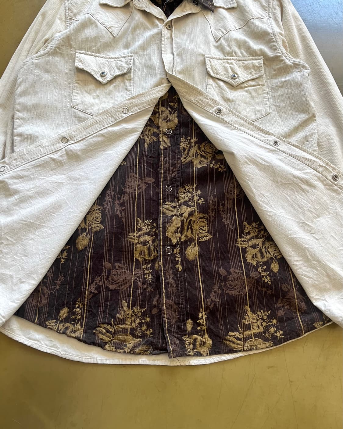 ΩMKOS Japanese 2-Layer Corduroy shirt 상품이미지5