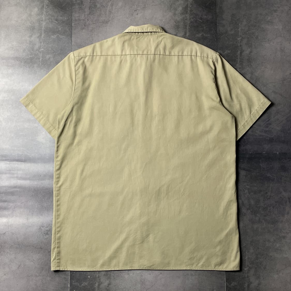 DICKIES 디키즈 빈티지 베이지 플랩포켓 반팔 워크 셔츠 A01029 상품이미지7