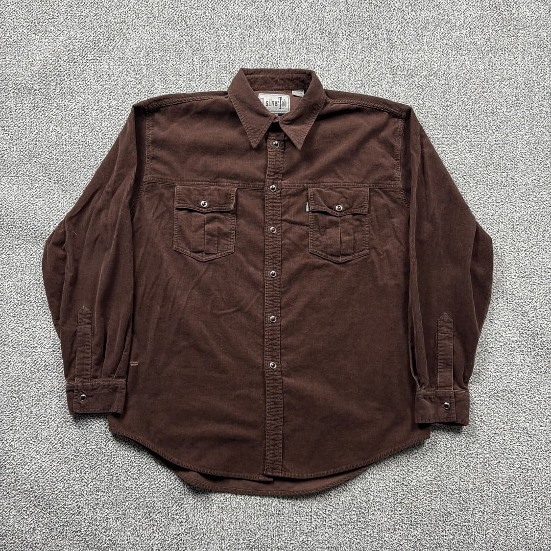 리바이스 실버탭 웨스턴 무드 코듀로이 셔츠 상품이미지1