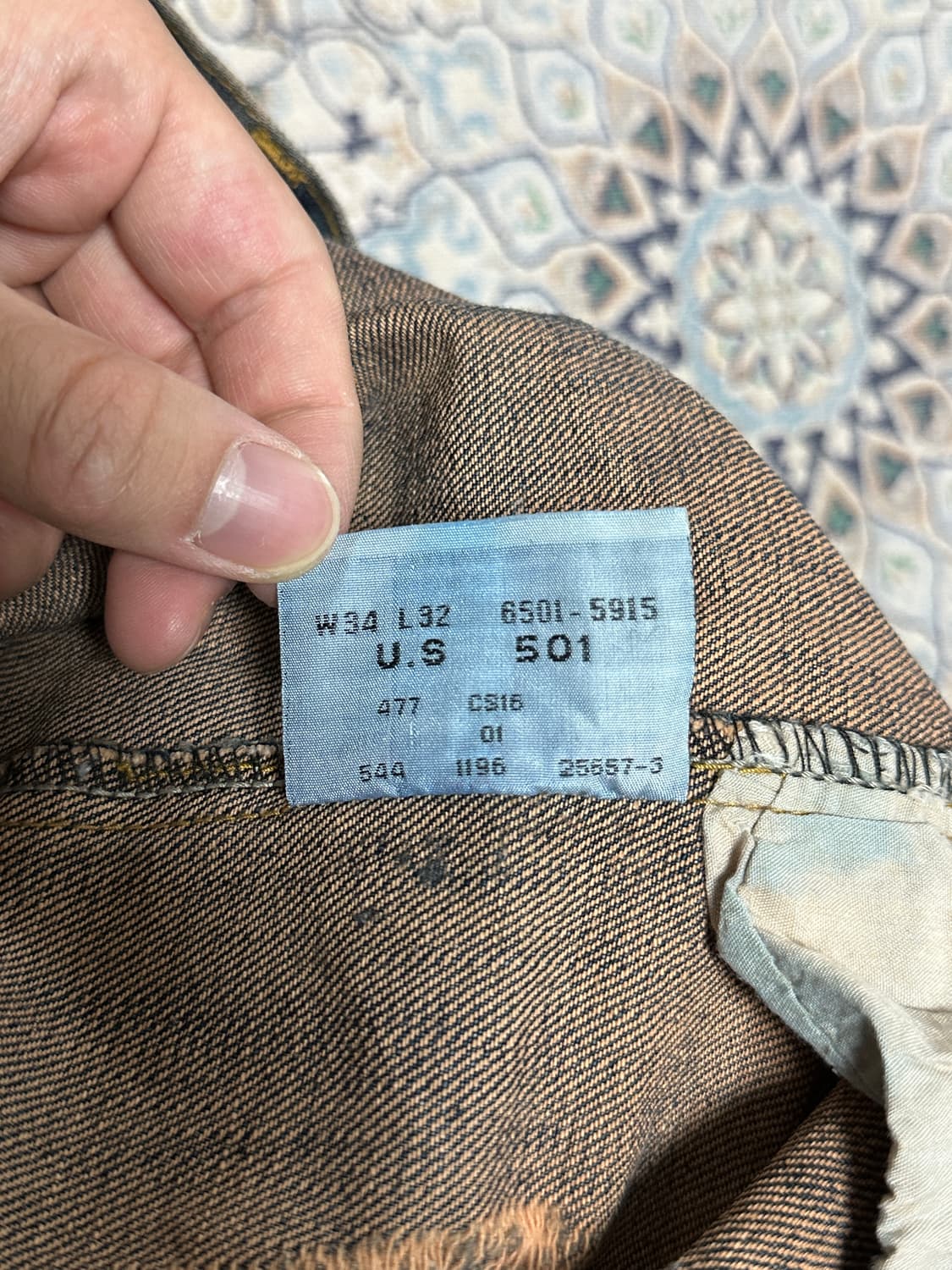 (34)90‘s 리바이스 코카콜라 데님팬츠 상품이미지5