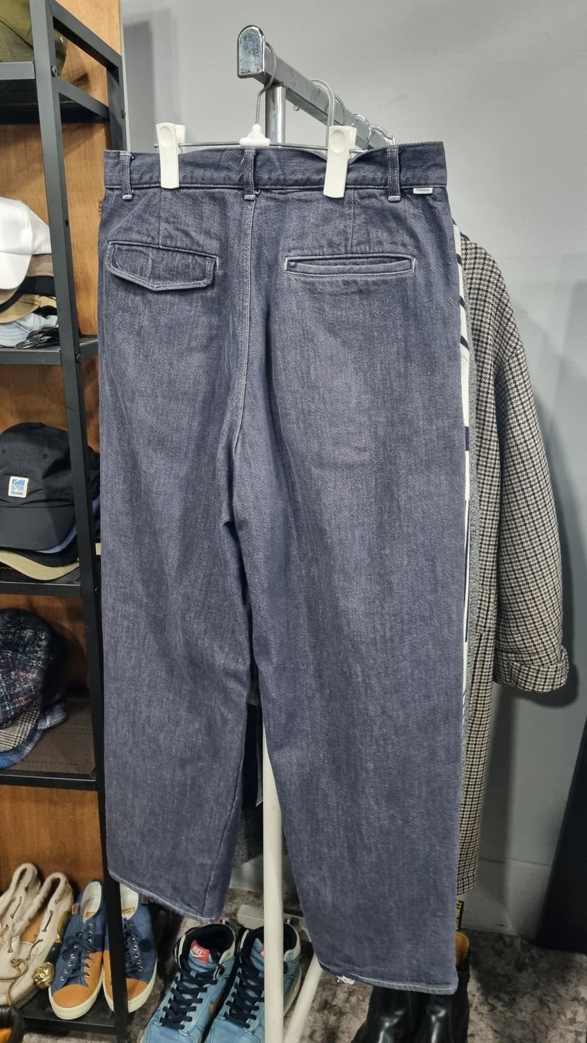그라프페이퍼 일본산 회색 주름 와이드 청바지 31size 컨디션7 상품이미지2