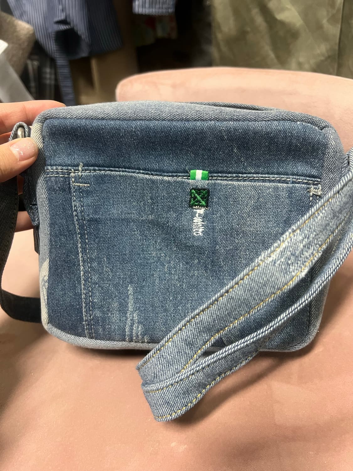 Bleu ciEL 리워크 데님 크로스백 상품이미지4