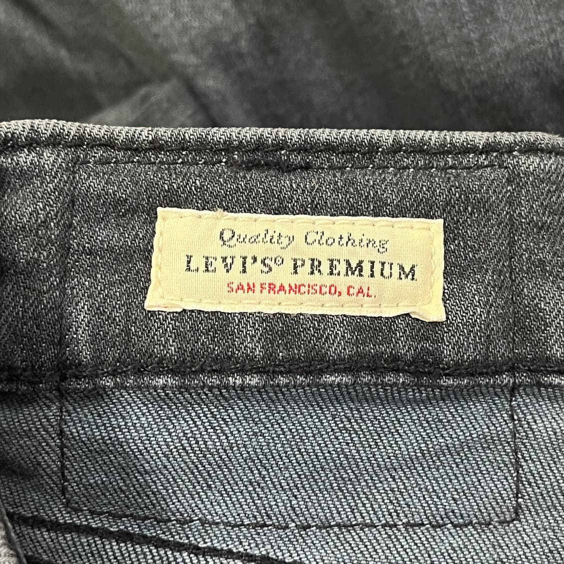 [정품] 리바이스 블랙 데님 바지 b19 상품이미지4