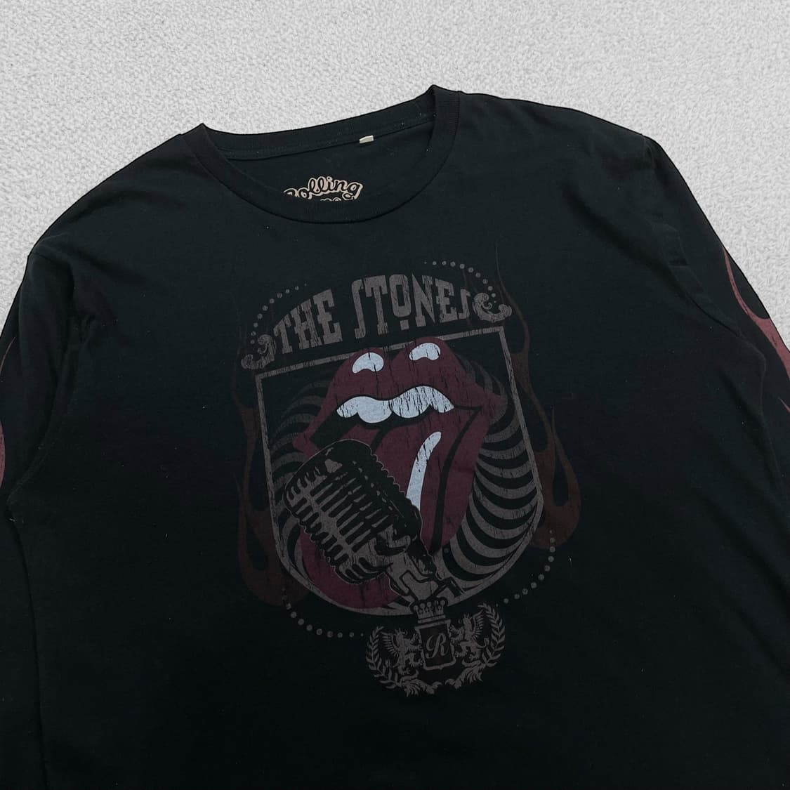 롤링스톤즈 y2k 펑크 밴드 롱슬리브 블랙 상품이미지2