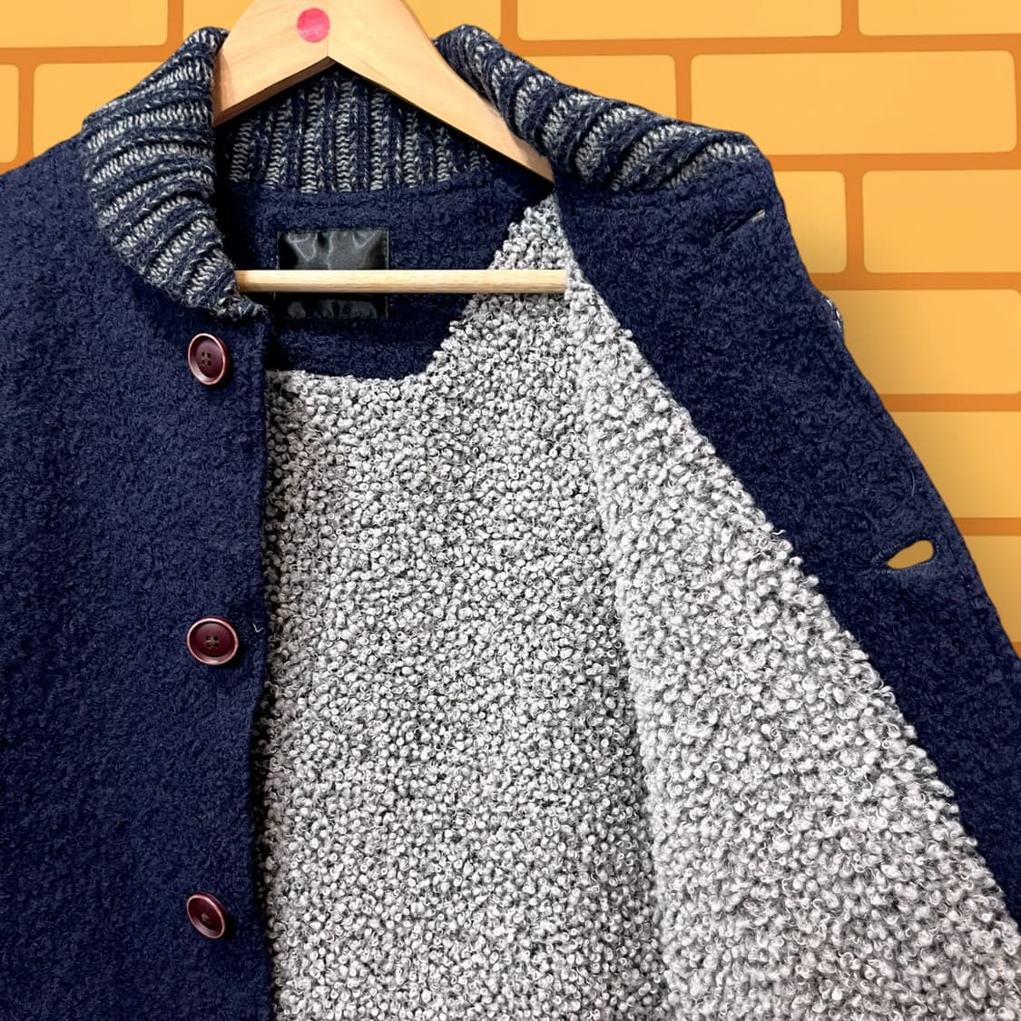 베이직 하우스 모헤어 자켓 (M) 상품이미지4