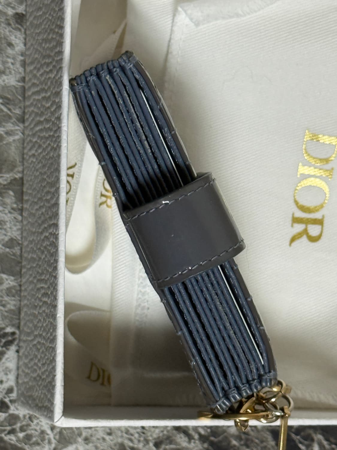 디올 까나쥬 페이던트 아코디언 카드지갑 상품이미지9
