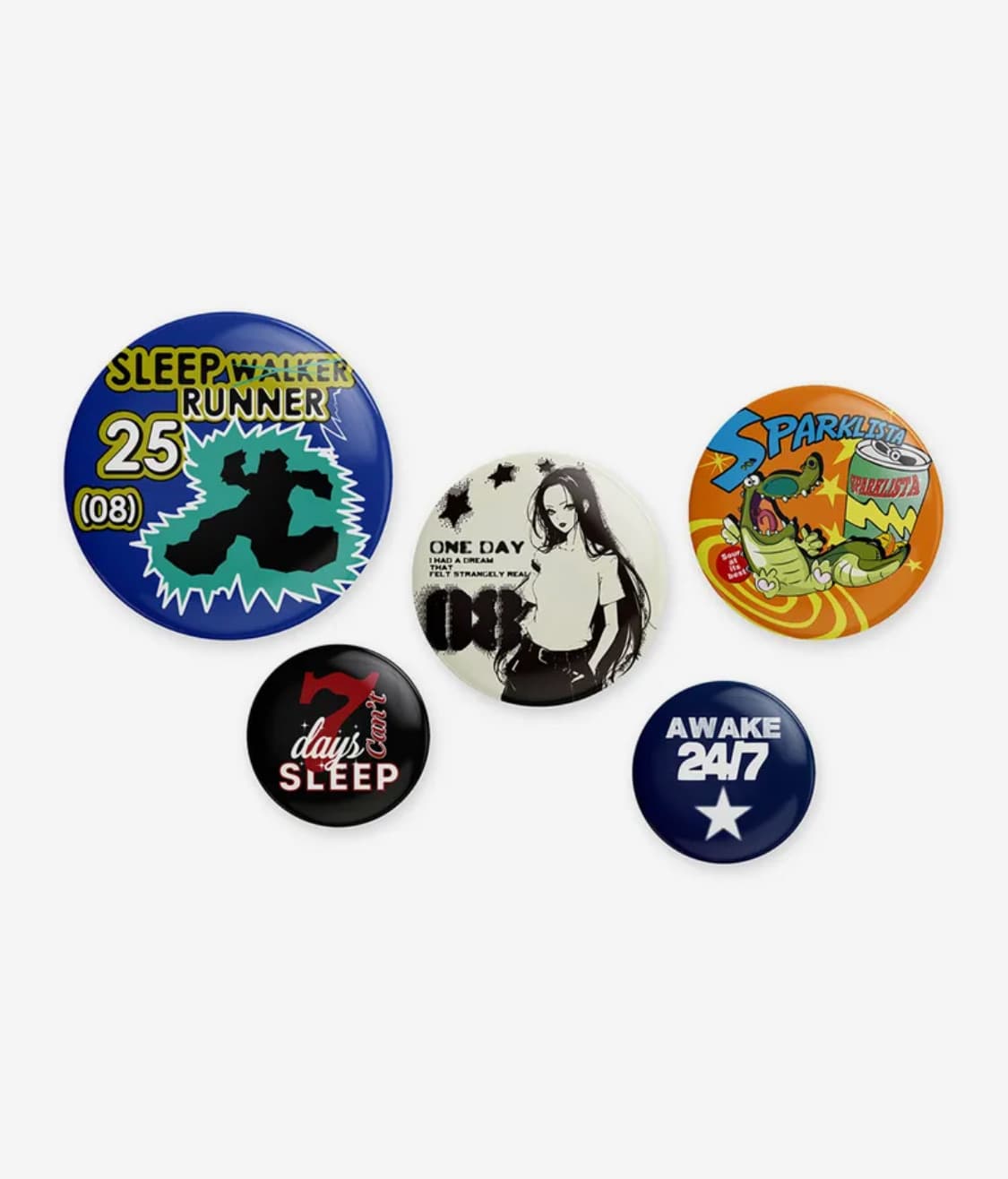 메인부스 핀 뱃지 Sleepwalker Pin Badge 상품이미지1