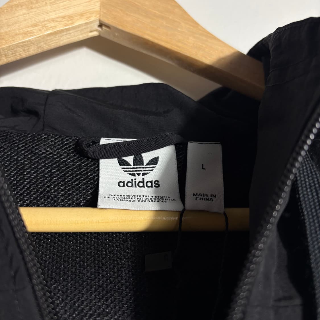 아디다스 오리지널 블랙 크롭 후드 집업 (무료배송) 상품이미지5