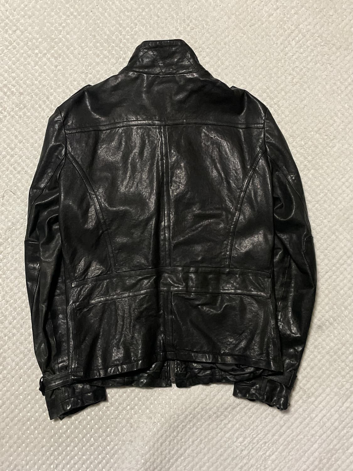 [46] 광희시장 웨스턴 무드 램스킨 양가죽 포켓 레더 자켓 상품이미지2