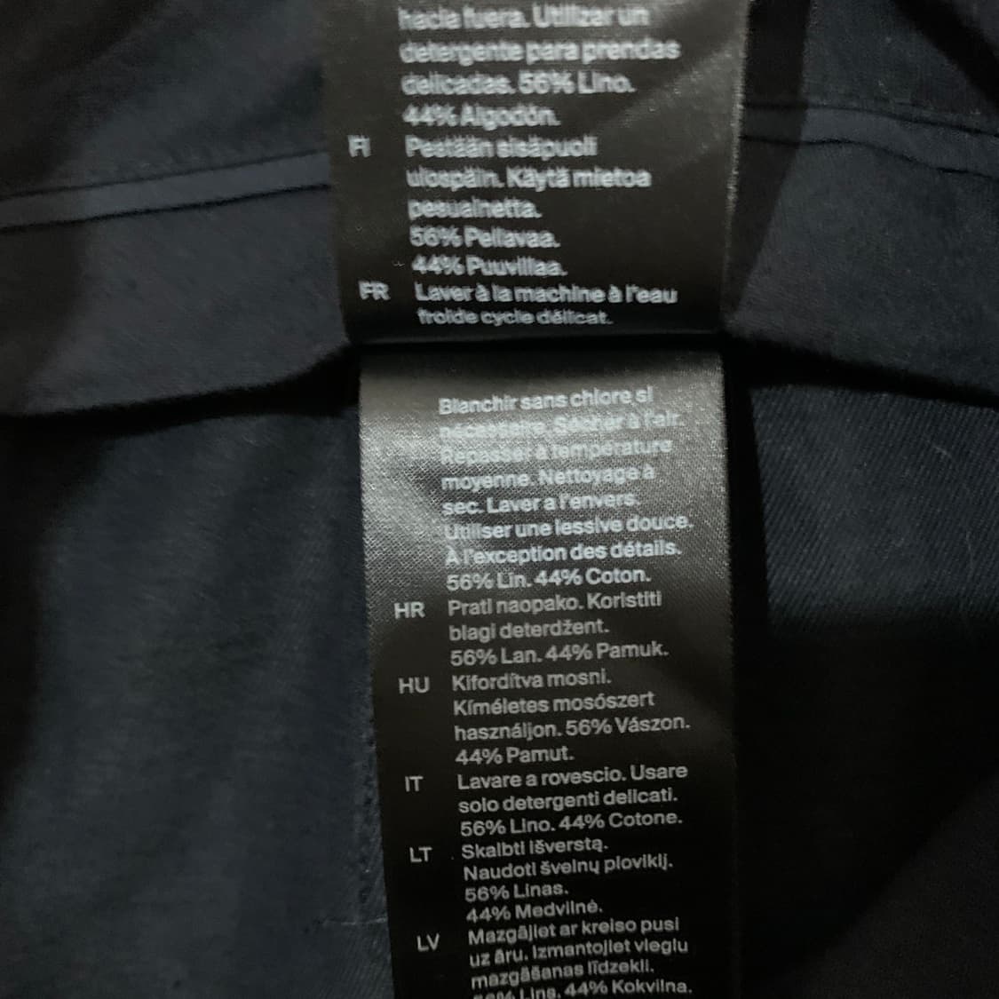 34인치 COS 코스 원턱 린넨 세미 와이드 팬츠 바지 상품이미지5