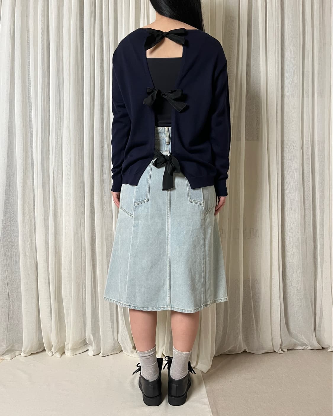 미우미우 백 리본 니트 miu miu  상품이미지7