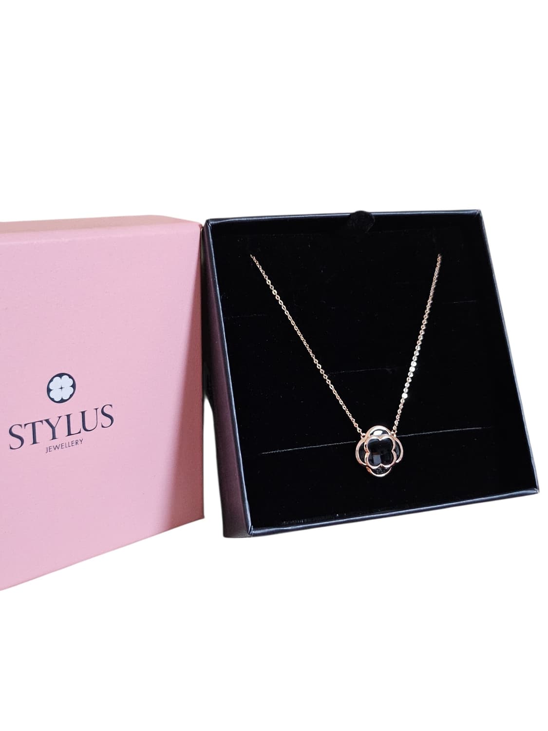 ✨ 스타일러스(STYLUS) 정품 14K 오닉스 목걸이 | 로즈골드 |  상품이미지9