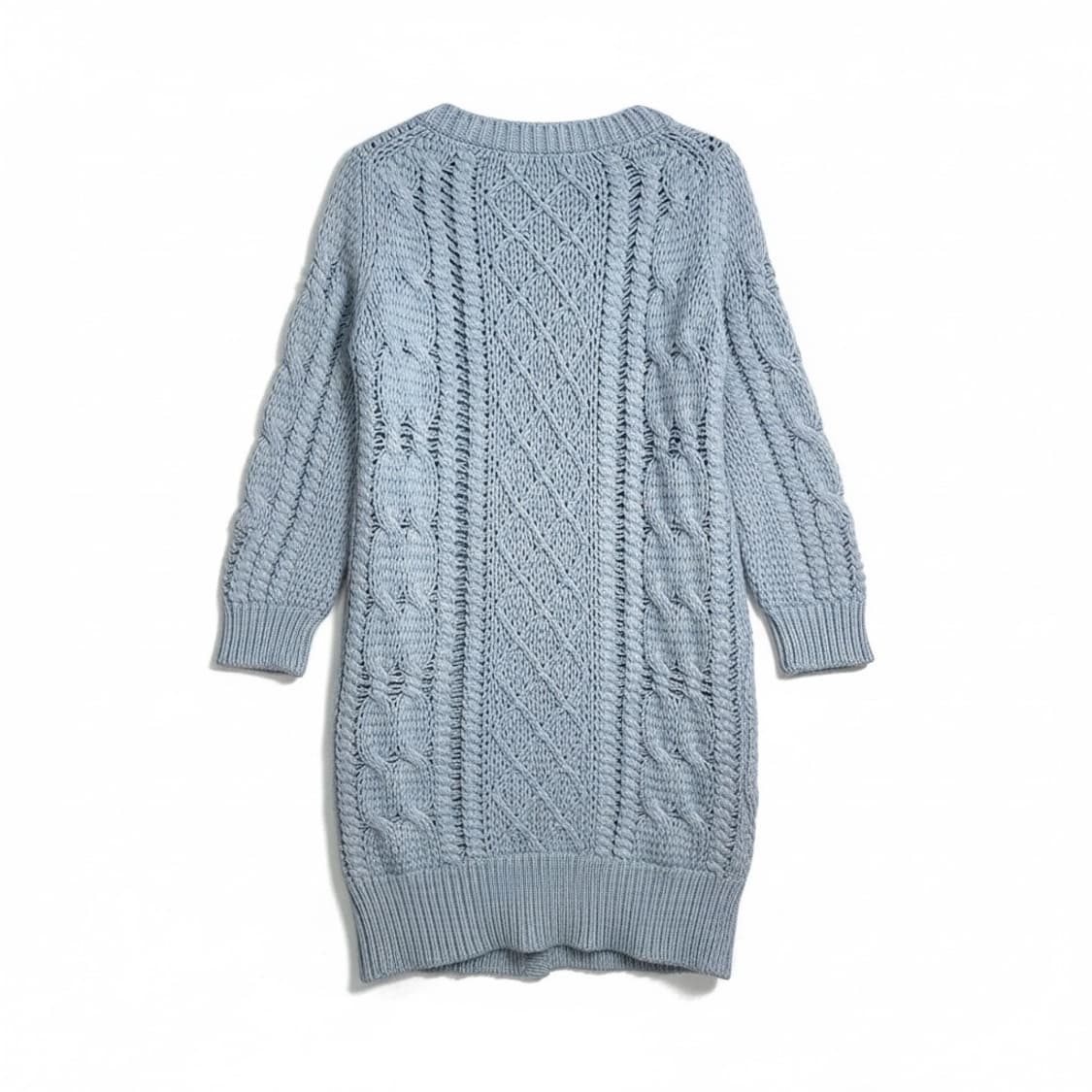 타임 꽈배기 니트 롱 가디건 상품이미지3