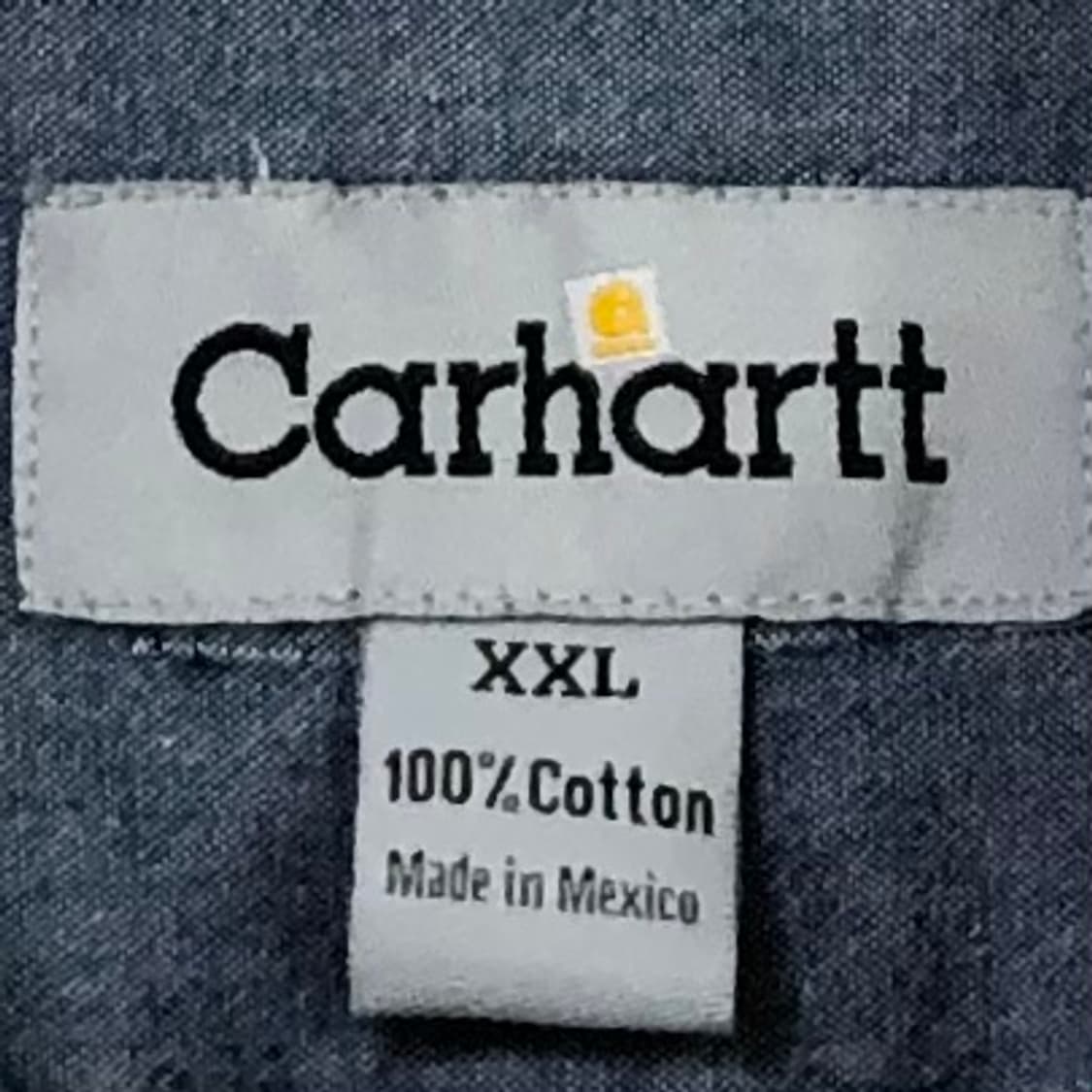 Xxl 칼하트 샴브레이 데님 셔츠 상품이미지3