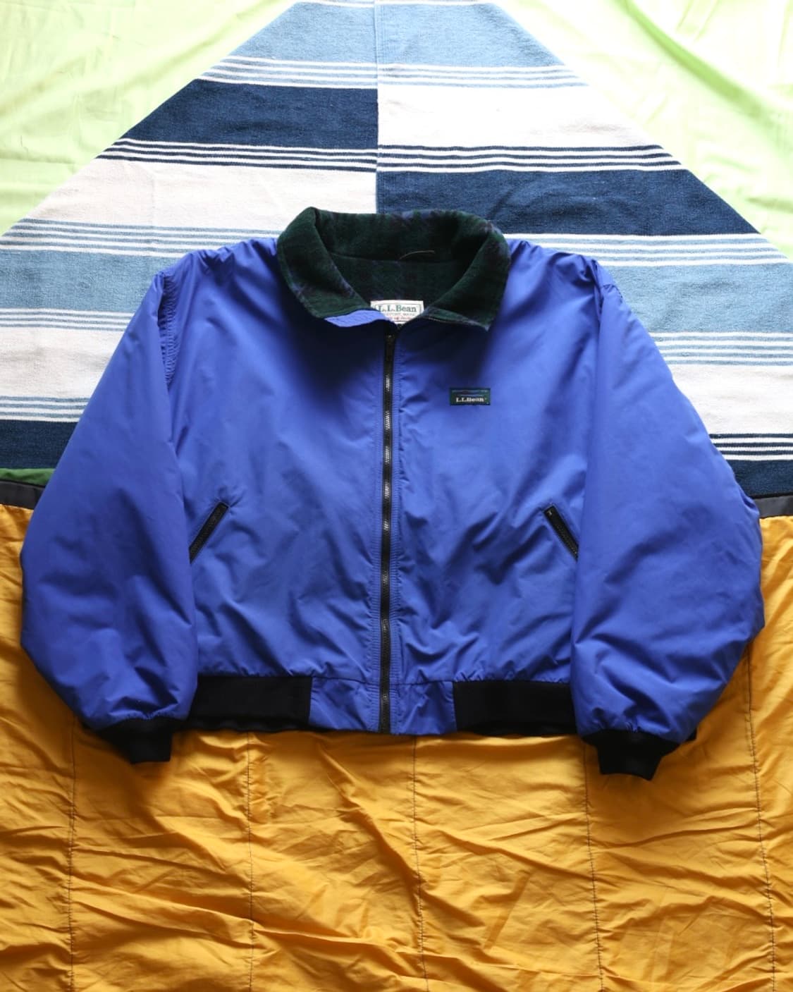 엘엘빈 80s 아즈텍 라이닝 웜업 자켓 상품이미지1