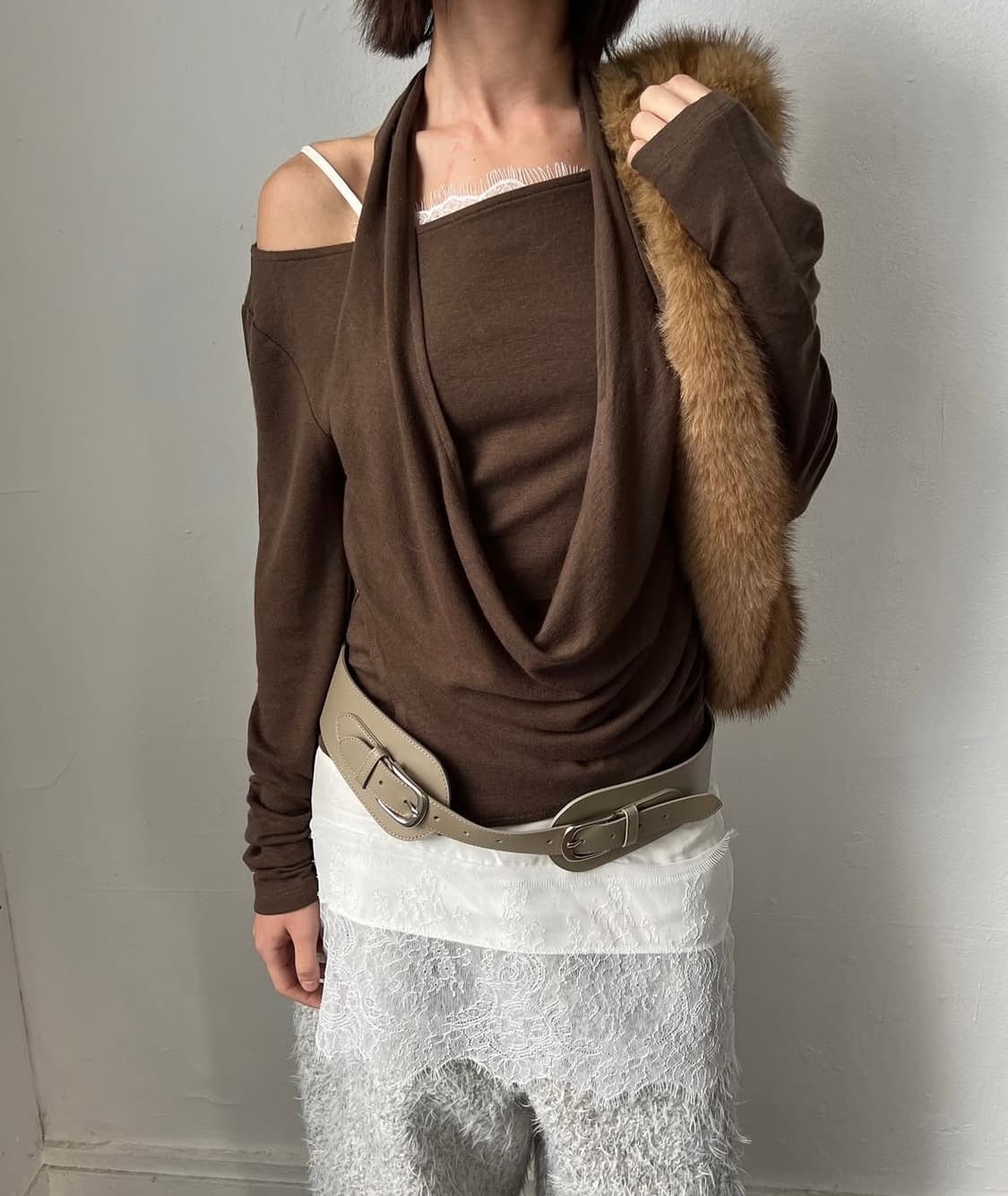 세릭 CERRIC 레이어드 홀터넥 탑 상품이미지2