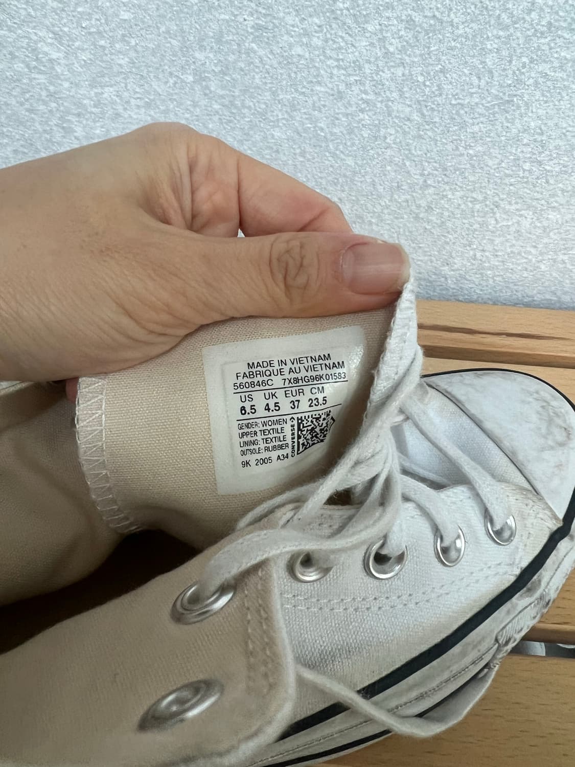 컨버스 척 테일러 올스타 리프트 플랫폼 하이 (235mm) 상품이미지4