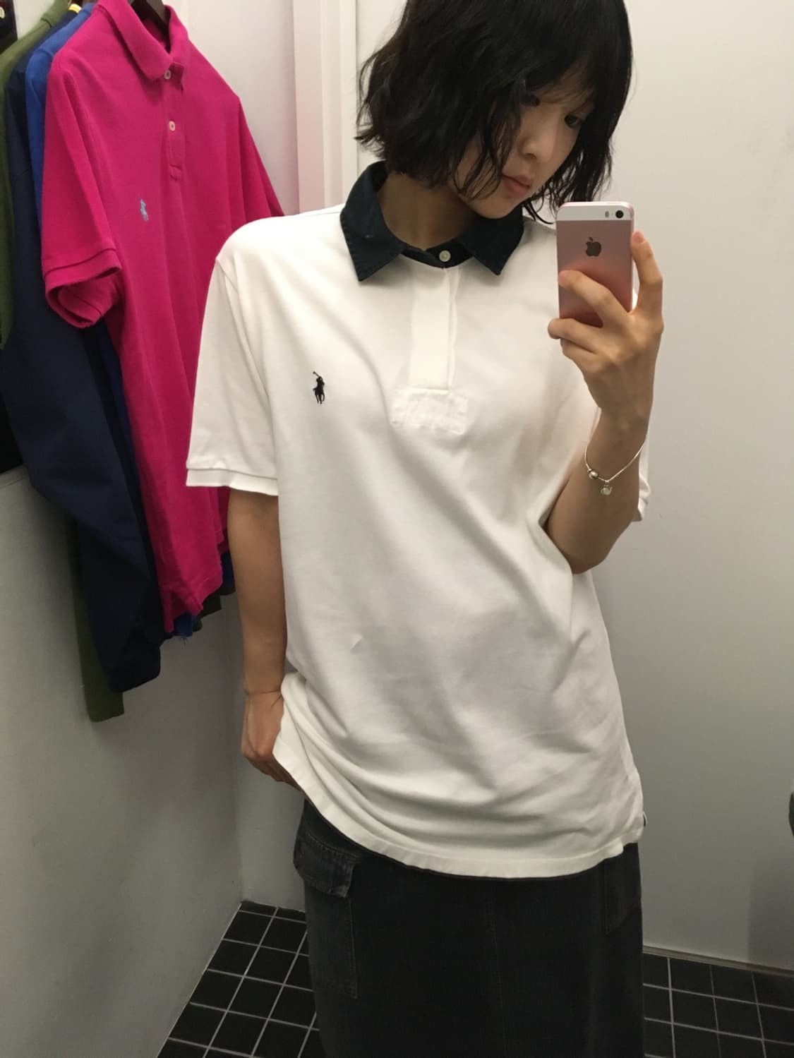 폴로 랄프로렌 카라티 화이트 상품이미지1