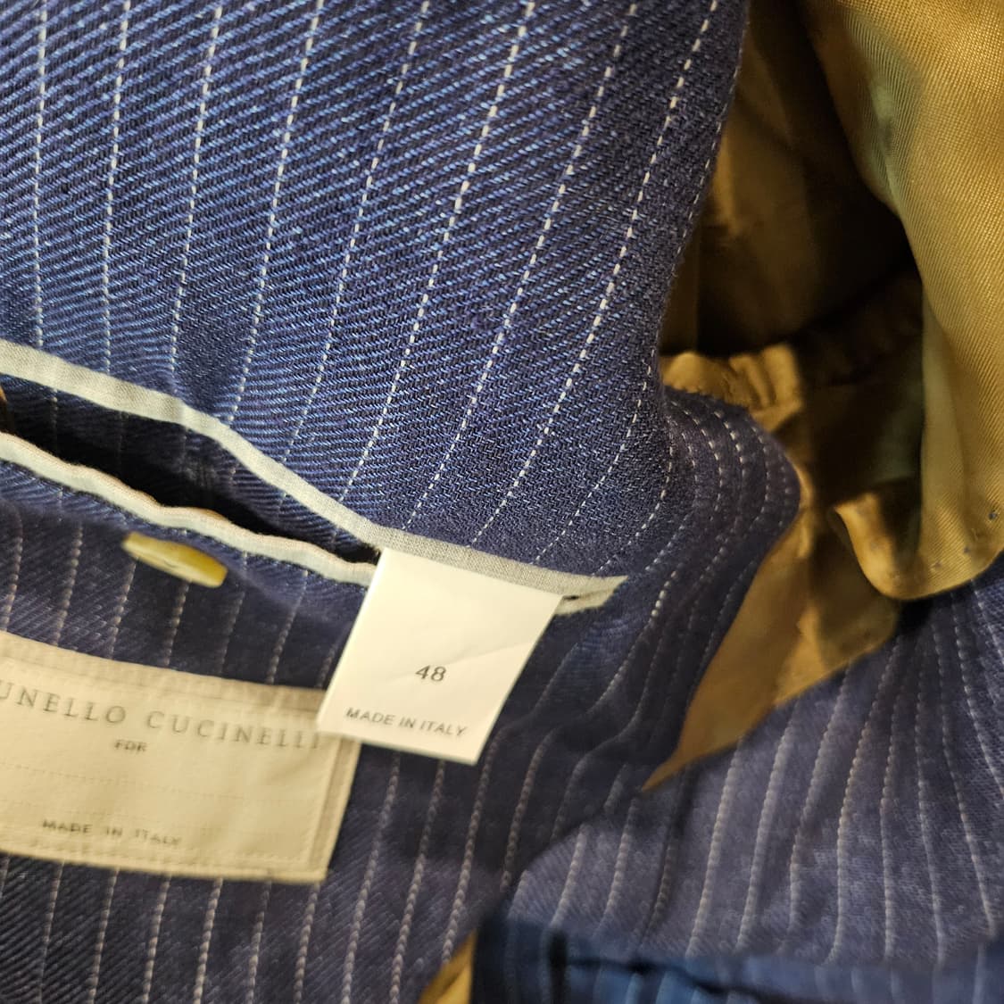 브루넬로 쿠치넬리 100% 린넨 블레이저 자켓 상품이미지6