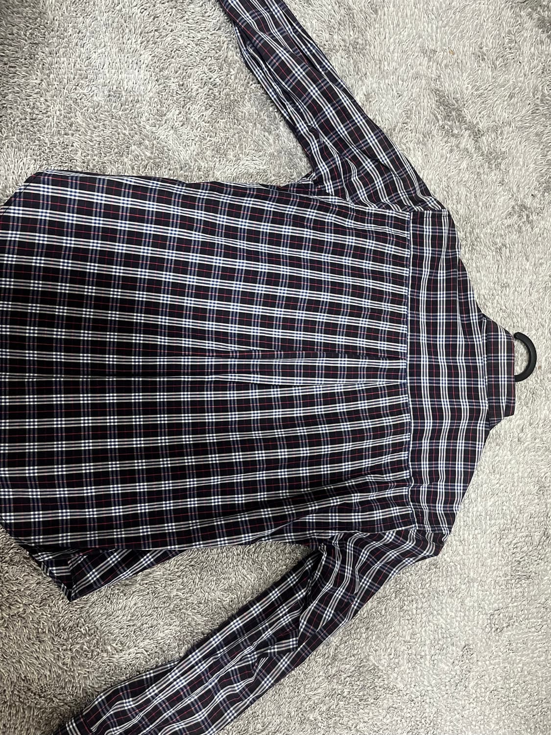 Bunerry of London 빈티지 체크 셔츠 L (90s) 상품이미지2