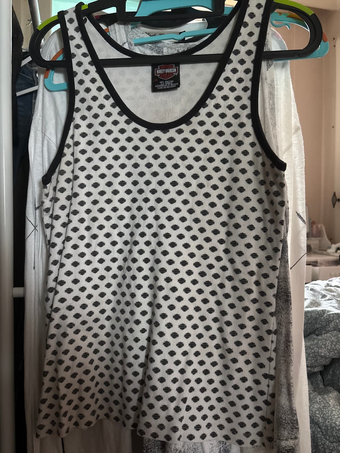 할리 로고 나시 상품이미지1