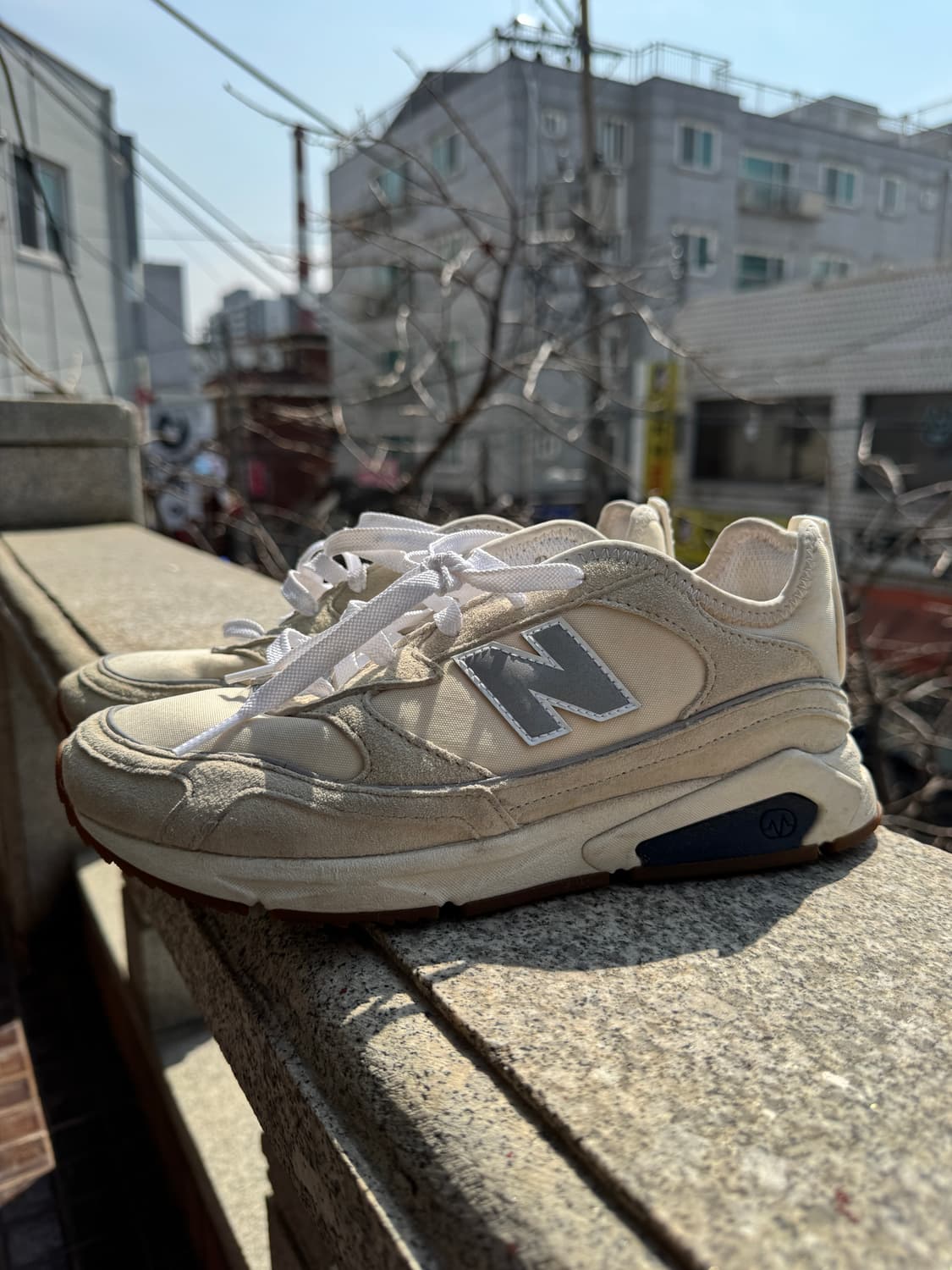 뉴발란스 X레이서 베이지 240mm 상품이미지4