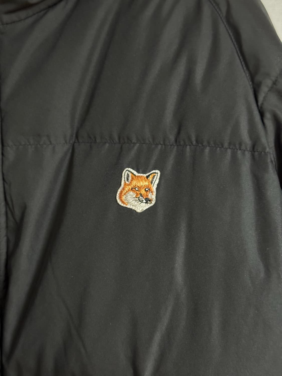 [L] 메종키츠네 후드 패딩 블랙 상품이미지3