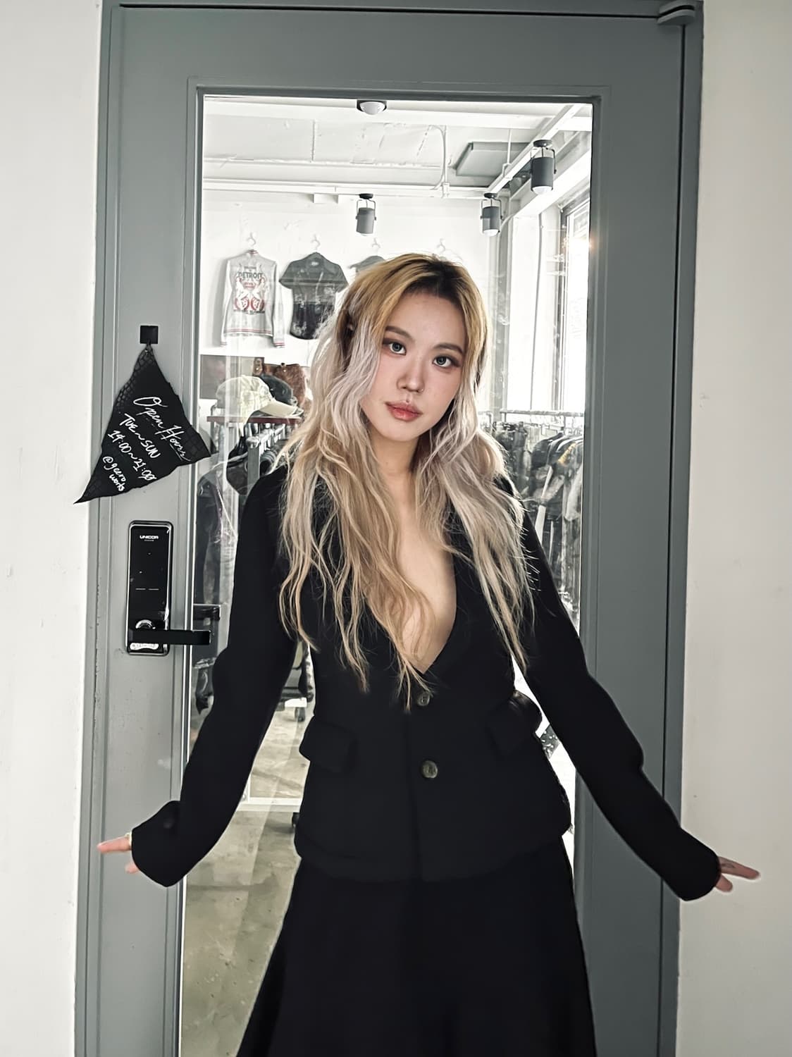 꼼데가르송 04‘s 아카이브 롱 라펠 블레이저 상품이미지2