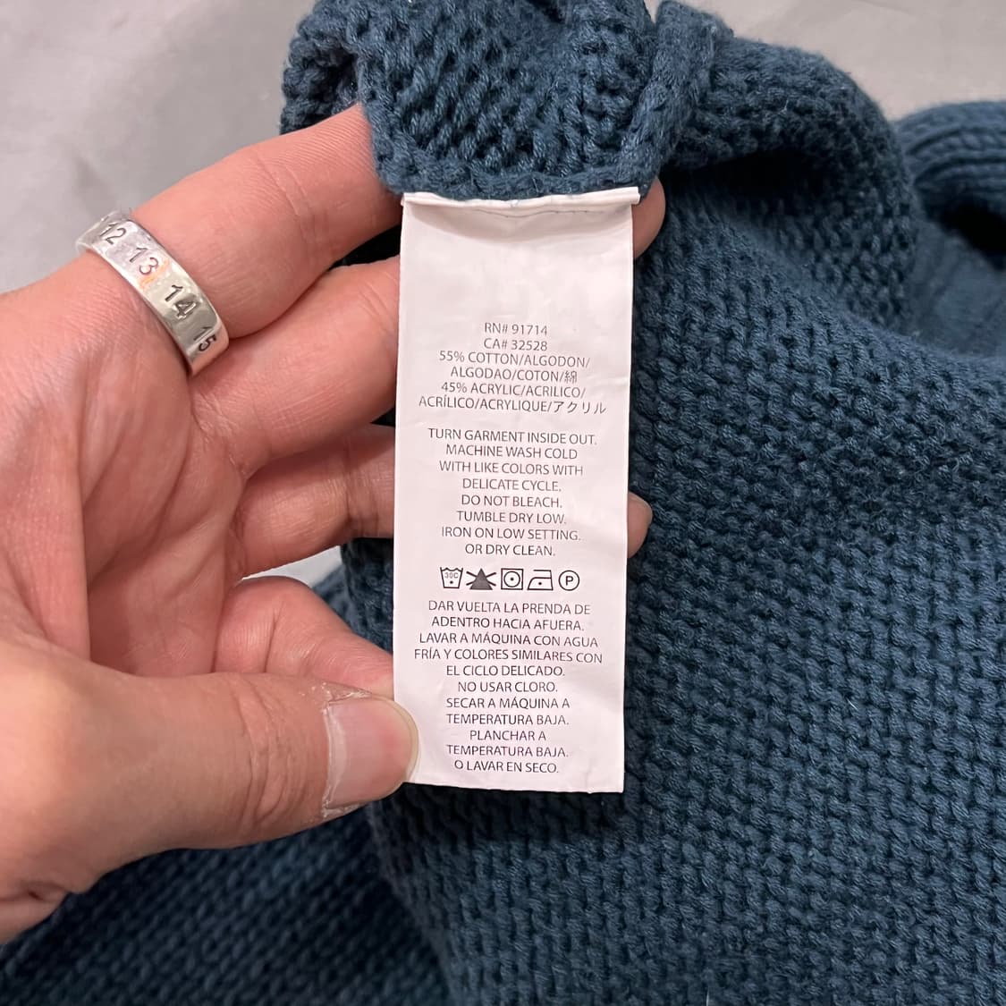  아르마니 익스체인지 버튼 니트 y14538 상품이미지6