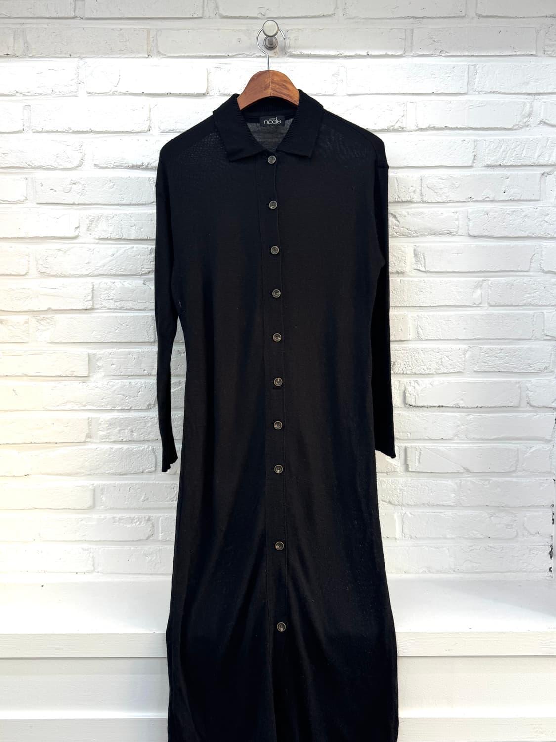 니콜 블랙 롱 가디건 상품이미지3