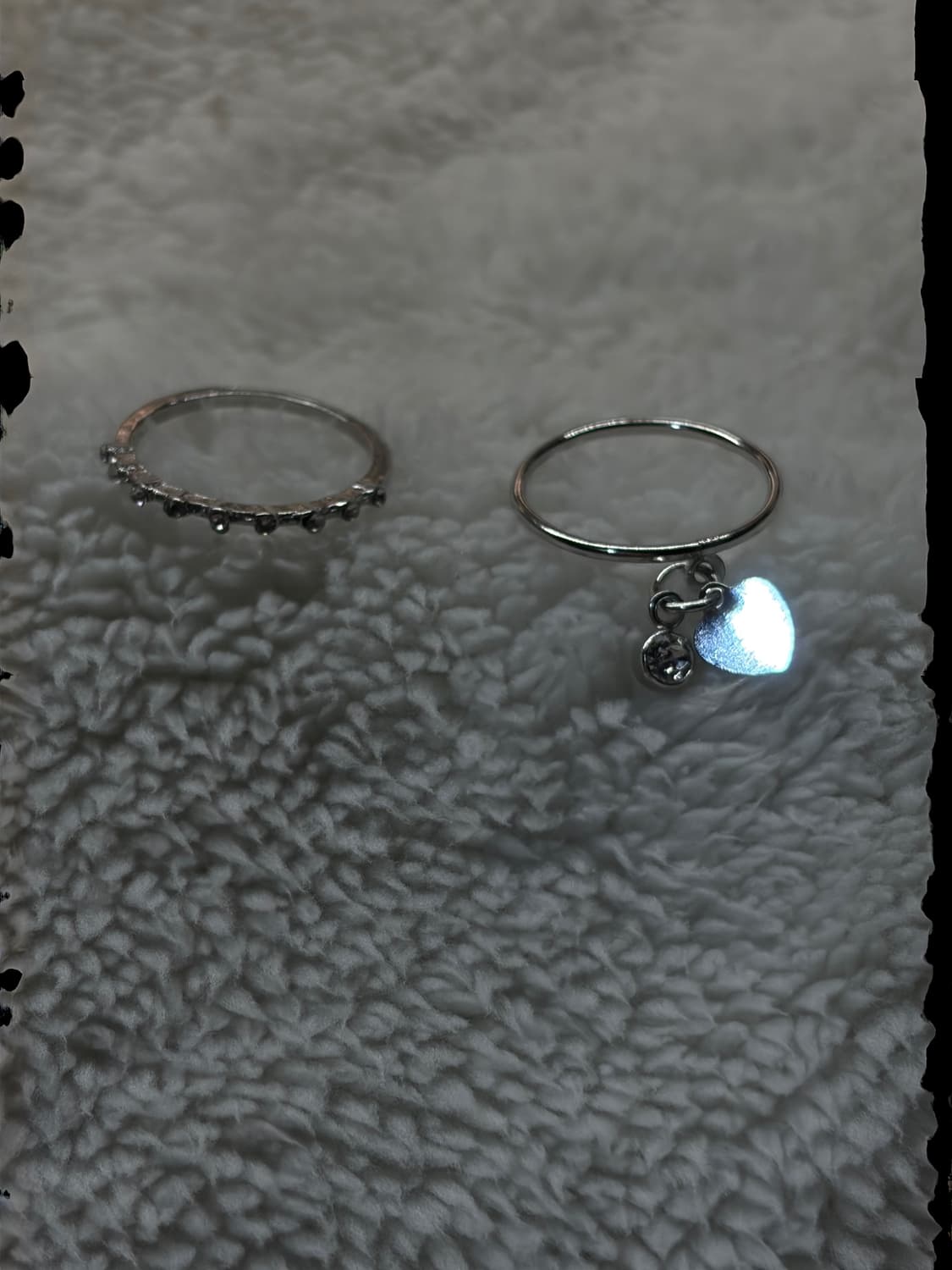 은 도금 반지 빈티지링 레이어드링   상품이미지3