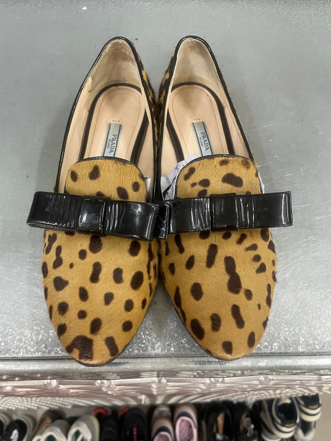 프라다 애니멀 프린트 로퍼 36.5 상품이미지5