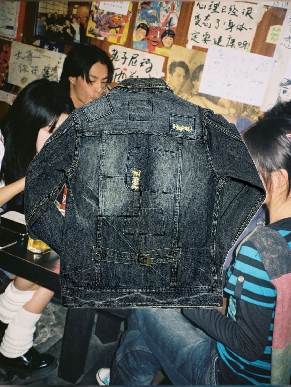 y2k 워싱 데님자켓 상품이미지2