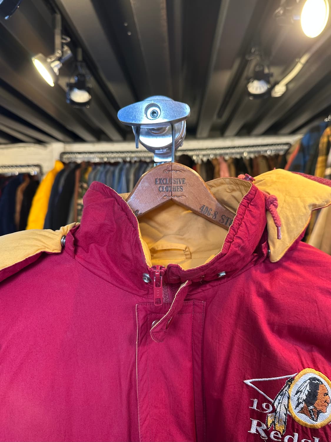 90s NFL 워싱턴 커맨더스 덕 다운 구스 자켓 상품이미지3