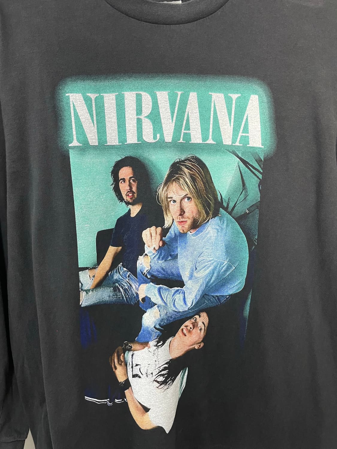 빈티지 너바나 밴드 프린팅 롱슬리브 H2532 상품이미지3