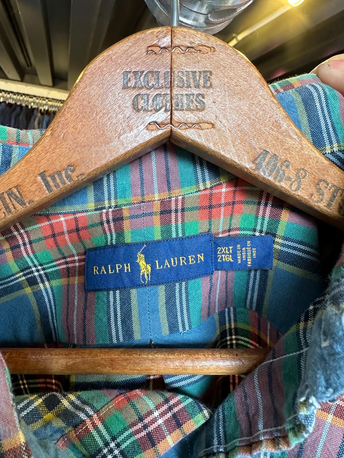 폴로 랄프로렌 페이드 체크셔츠 상품이미지7