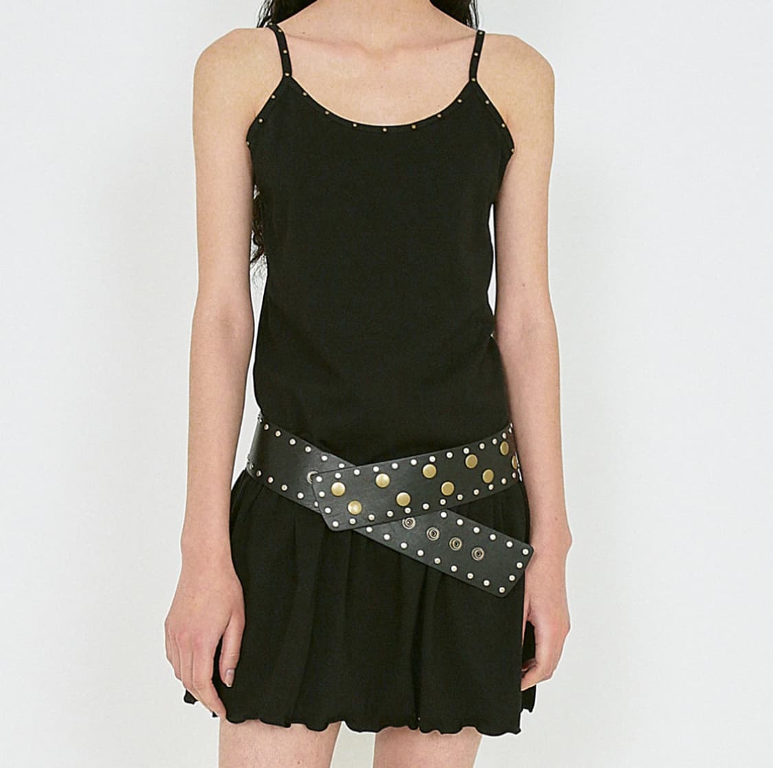 폴리수엠 스터드 저지 드레스 상품이미지1