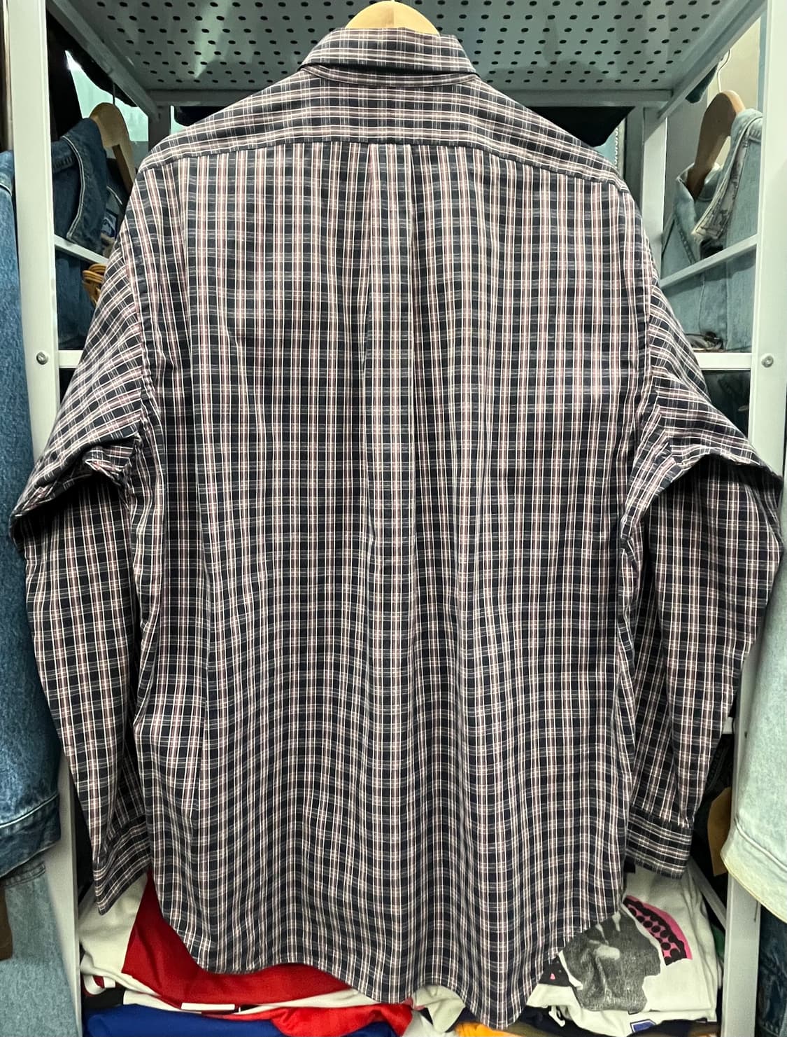 90s 폴로 랄프로렌  빅셔츠 체크남방 상품이미지5