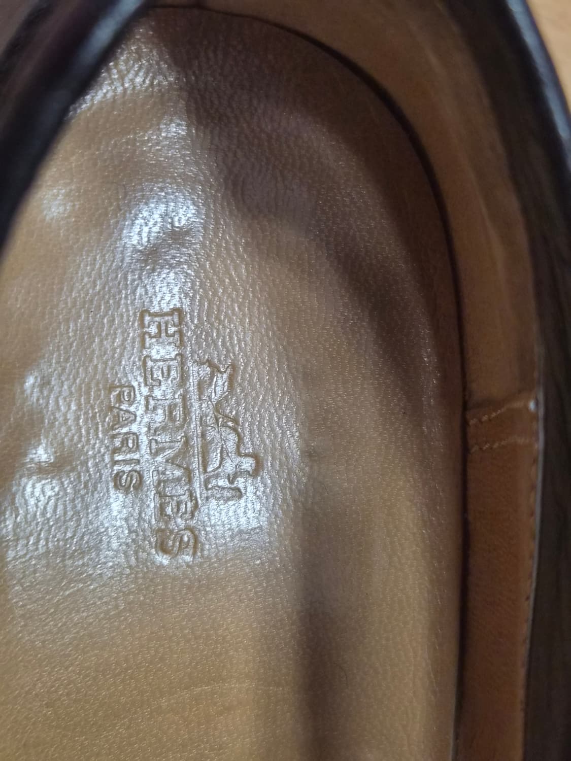 (정품) 에르메스 블랙 로퍼 41 (명품 남자 신발 구두 스니커즈) 상품이미지6