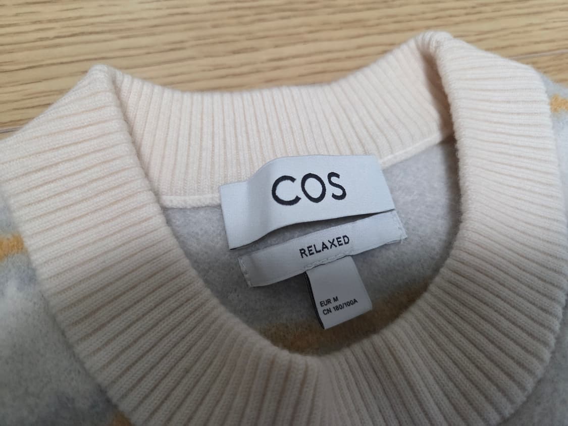 COS 스트라이프 보일드 크루넥 울 니트   상품이미지4