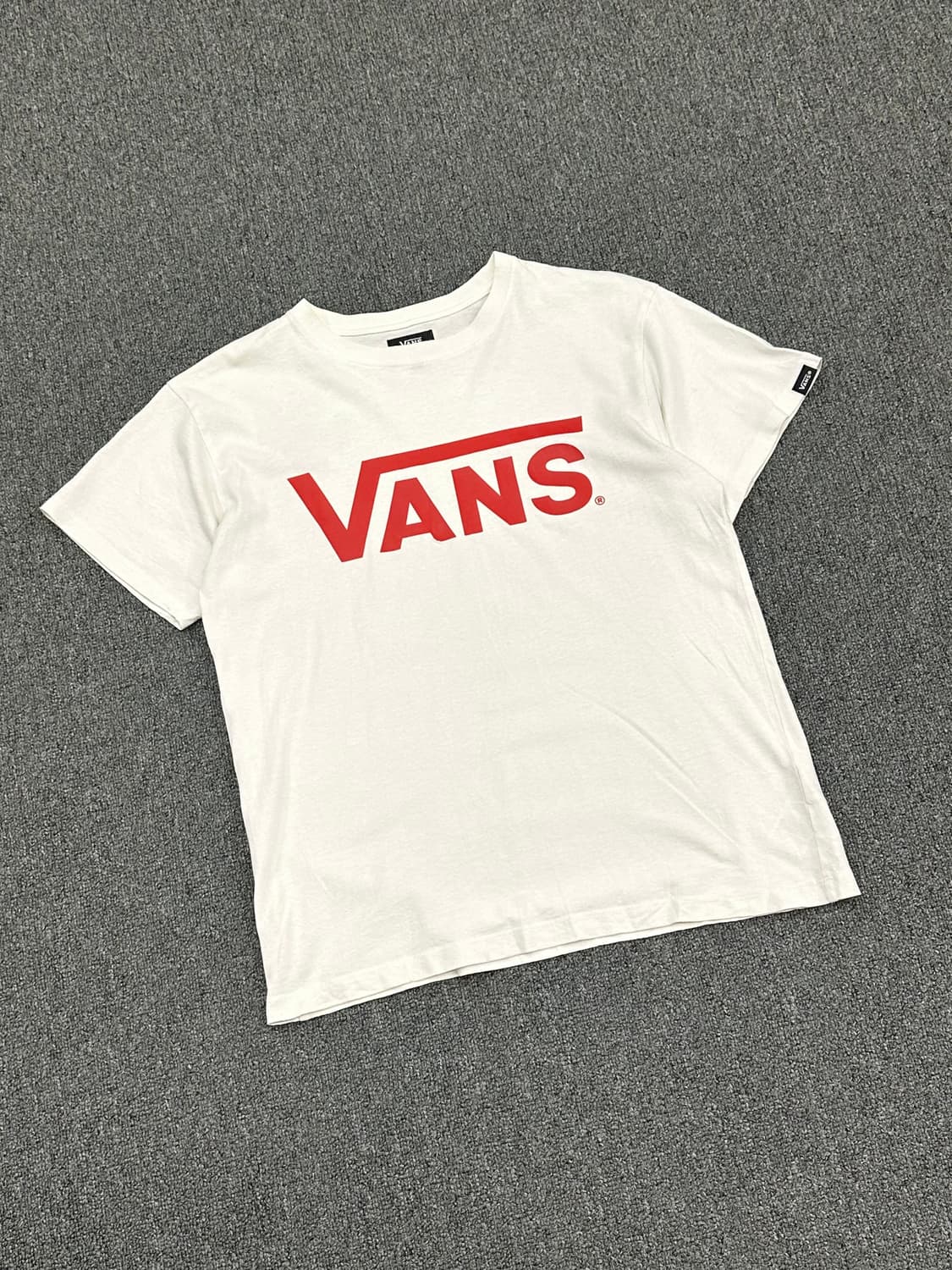 S)VANS vintage 여성 로고 프린팅 반팔 상품이미지1