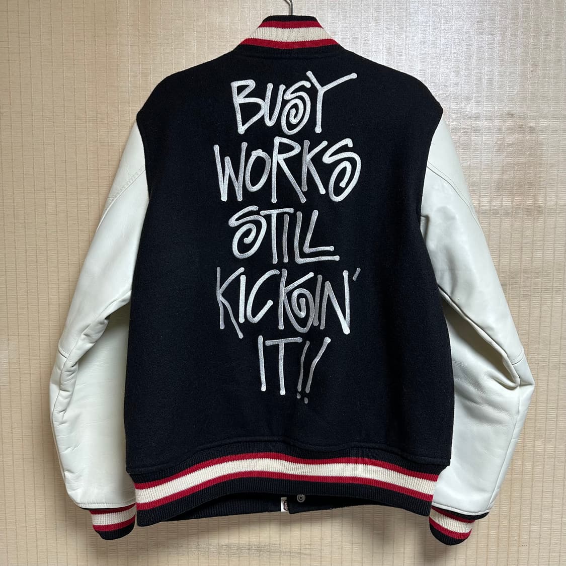 스투시 베이프 바시티 자켓 XL사이즈 상품이미지5