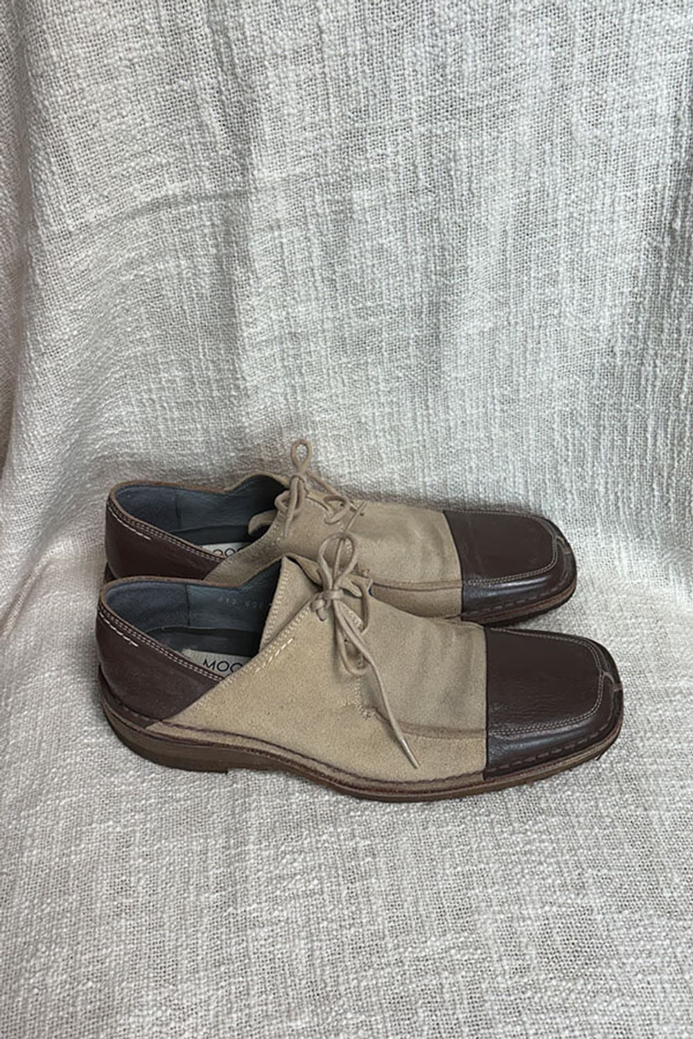 Leather & Suede Two-Tone Derby Shoes 상품이미지5